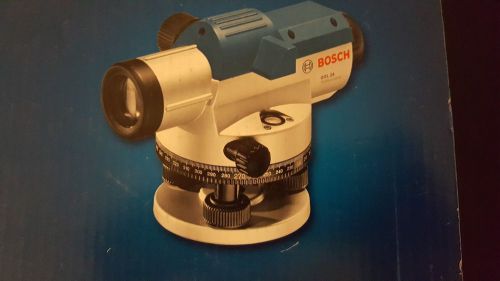 New Unopened Bosch GOL24 300-Foot 24x Power Lens Automatic Optical Level GOL 24