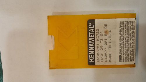 Kennametal  Inserts CPGM 3251 grade Kc720 &#034;pack of 8 inserts&#034;