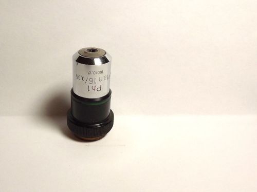 Zeiss Plan 16X 0.35   Microscope Objective Lens  160mm