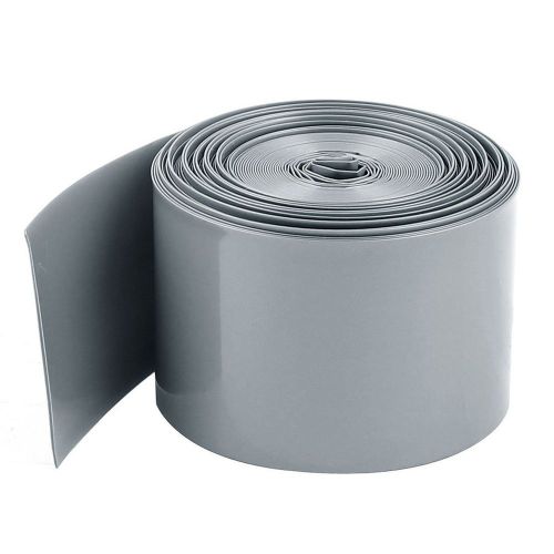5M 29.5mm Gray PVC Heat Shrinkable Tubing Wrap for 1 x 18650 Battery