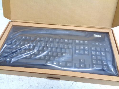 ID Tech IDKA-234133B Versakey Compact POS Keyboard with MagStripe Reader