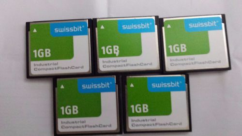 Swissbit 1GB industrial CompactFlash CF Memony Card  sale in bundle of 5 pcs