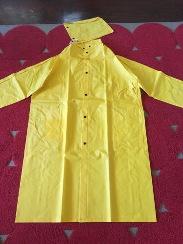 3048 style  size 5xl  pvc poly heavy duty 1-piece rain coat for sale
