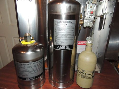 Ansul R-102 Wet chemical fire suppression system with tanks