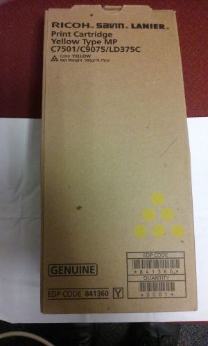 Genuine Ricoh Yellow Toner MPC 7501