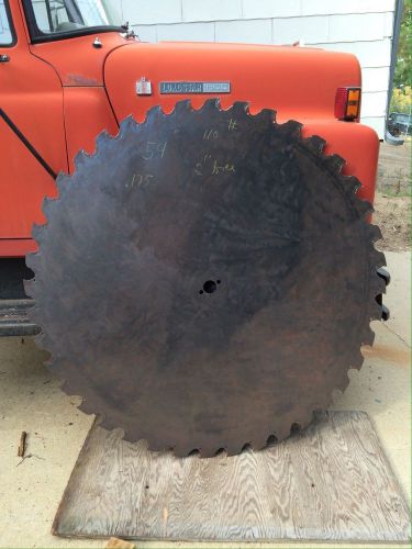 54&#034; Sawmill Blade with a 2&#034; Bore insert teeth