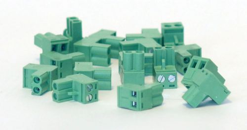 phoenix contact connectors, 5.08 / 2 pin,  10 pcs / 10 stuck