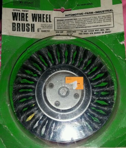 Milwaukee whire wheel brush NEW