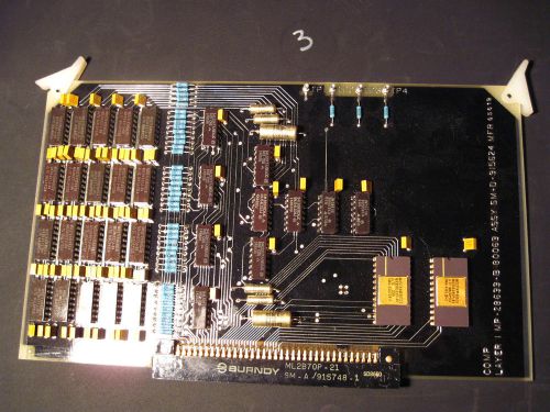 Vintage 1986 Mostek memory circuit board w/MKX36183P-80,MKX36184P-80,MKX4027J-84