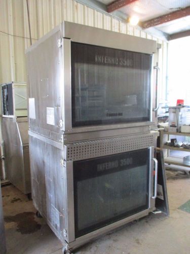 Hardt inferno 3500 gas double rotisserie chicken oven double stack   year 2009 for sale
