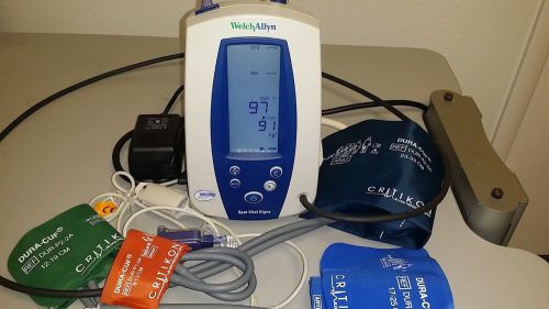 Welch allyn 42ntb series vital signs monitor (complete &amp;tested) for sale