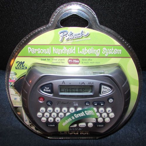 Brother international p-touch personal handheld labeling system - pt-70bm for sale