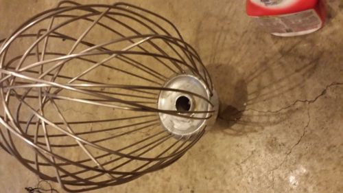 Alfa International 60W 60D Wire Whip Stainless Steel 1 1/2&#034; Hub Great Shape
