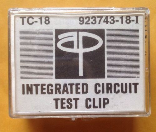 BRAND NEW INTEGRATED CIRCUIT TEST CLIP 18 PIN MODEL LTC-18   A P PRODUCTS