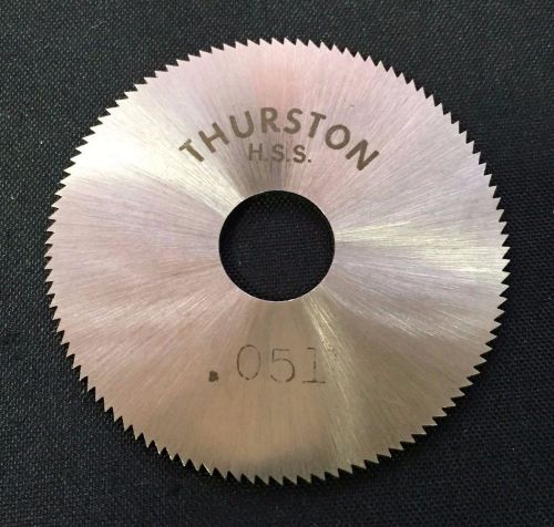 Thurston Jewelry 1-1/2 x 0.051 x 3/8 100T Slitting Slotting Saw