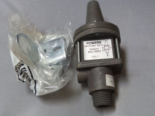 POWERS 243-0001 0-25 PSI SWITCHING RELAY - NOS