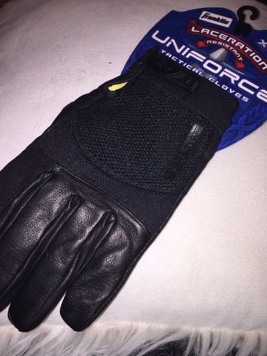Franklin Uniforce Cut Resistant Tactical Gloves, Black - Kevlar Lined  - XL
