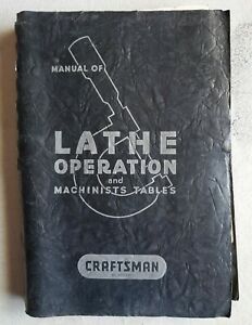 Craftsman Lathe Operation Manual Atlas Press 1968 24th Ed 230 pgs USA