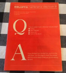Equipto Maintenance Idea Book 81 Storage And Shop Equipment With 1981 Prices.