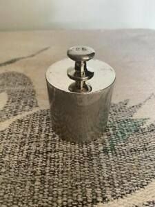 2 LB Stainless Steel Cylinder Calibration Weight 2 Pound