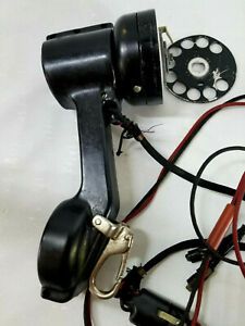 Vintage Bell System Lineman&#039;s Phone--by Western Electric--Black--Parts/Repair