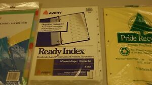 Avery, Star Brite - Organize Instantly: Dividers, Index,  3 Packs