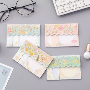 Stationery 60 Pages Flowers Memo Pad Notepads Sticky Notes School Office Supply