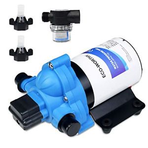 DC HOUSE 33-Series 12V Water Diaphragm Pump with Pressure Switch 3.0GPM 45Psi 12