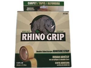 NIB ROBERTS RHINO GRIP DOUBLE SIDED ADHESIVE STRIP CARPET INSTALATION TAPE USA