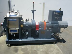 2013 DUAL SIGMA BLADE STAINLESS MIXER+EXTRUDER COMBO / NANTONG 50 LITER KNEADER