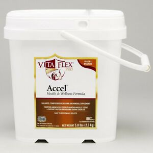 Vita Flex Pro Accel Equine Health Wellness Formula Horse Vitamins 5 Pounds