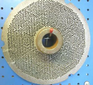 #66 X 1/8&#034; 3.0 mm holes STAINLESS Meat Grinder plate &amp; knife  Hobart Biro Berkel