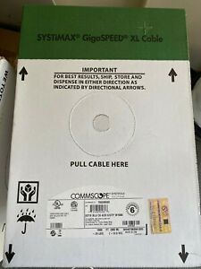 SYSTIMAX 2071E GigaSPEED XL Cat6 Slate Gray Plenum Cable 2071E  1000 ft