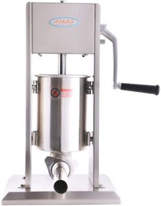 Hakka 7 Lb/3 L Sausage Stuffer 2 Speed Stainless Steel Vertical 5-7 Lb Sausage M