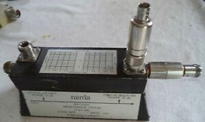 Used Narda Model 5073 Precision Reflectometer Coupler 1.7-4.2 Ghz &amp; Xtal Detect