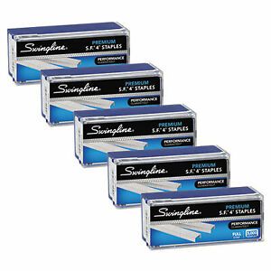 Swingline Staples,S.F.4,1/4&#034;l,5/Pk 35481 S7035481  - 1 Each