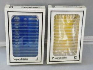 (2) Boxes of Professional Type Prepared Slide Sets  12 slides in each box Japan