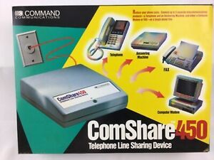 COMSHARE 450 Line Sharing Device with Power Supply by Command Communications