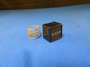 207066 STACOSWITCH LENS LIGHT WHITE LEGEND ON BLK BACKGROUND NEW OLD SOCK