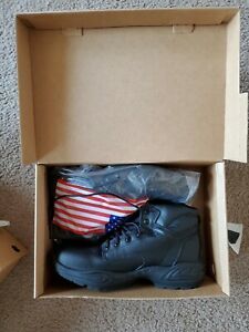 Reebok CP8515 6&#034; Postal Express GTX Black Leather Soft Toe Work Shoes Boots