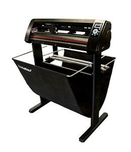 34&#034; USCutter LaserPoint 3 (LP3) Vinyl Cutter w/Stand, Basket, Supplies, Tools