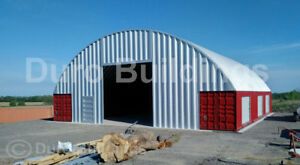 DuroSPAN Steel 56&#039;x40&#039;x16&#039; Metal Building Cover Conex Container Roof Kits DiRECT