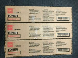 Genuine Ikon CMY Set Toner CPP550  &amp; CPP 650 - Cyan Magenta Yellow  Rainbow Pack