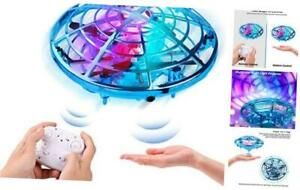 Mini Drone for Kids and Adults,  Easy Flying Toys Hand Operated Mini Drone Blue