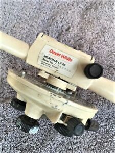 David White Instruments Meridian L6-20 Transit Level Survey Measurement