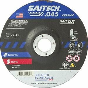 United Abrasives-SAIT 22068 Saitech High Performance Cut-Off Wheels Type 27/T...