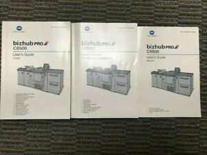 KONICA MINOLTA bizhub PRO C6500 User&#039;s Guides / Manuals