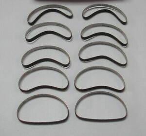 10 Abrasive Belts &#034;Medium Grit&#034; Sharpening Bands for Eastman Cutting Machine
