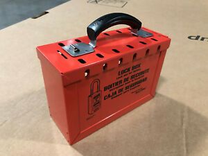Master Lock No. 498A Latch Tight™ Portable Red Group Lock Box