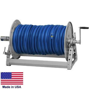 PRESSURE WASHER &amp; SPRAYER Manual Hose Reel - 500 Ft 3/8&#034; or 375 Ft 1/2&#034; ID Hose